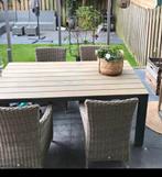 Tuinset met 4 stoelen, Ophalen, Gebruikt