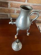 Koffiepot tin Tiel Holland real pewter, Ophalen of Verzenden