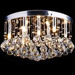 Kristallen Designer LED Plafondlamp Kroonluchter 9 x G9, Ophalen of Verzenden, Nieuw