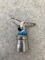 vingerhoedje met roofvogel, Verzenden, Zo goed als nieuw, Tin