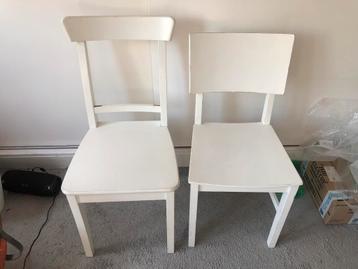 Houten stoelen wit ikea