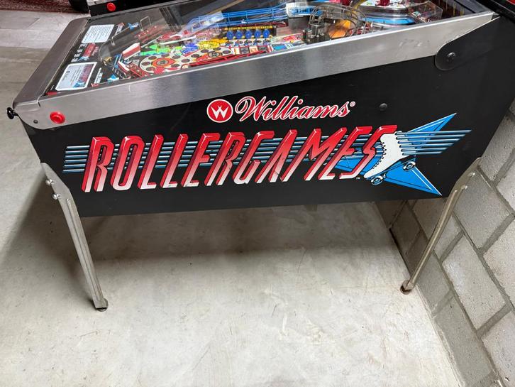 Williams Rollergames flipperkast, Verzamelen, Automaten | Flipperkasten, Gebruikt, Elektronisch, Flipperkast, Williams, Ophalen