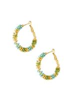 Beach of Joy earings, Ophalen of Verzenden, Zo goed als nieuw, Groen, Overige materialen
