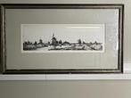 Molens van Kinderdijk - ets van Jan van Rijsewijk, Antiek en Kunst, Ophalen of Verzenden
