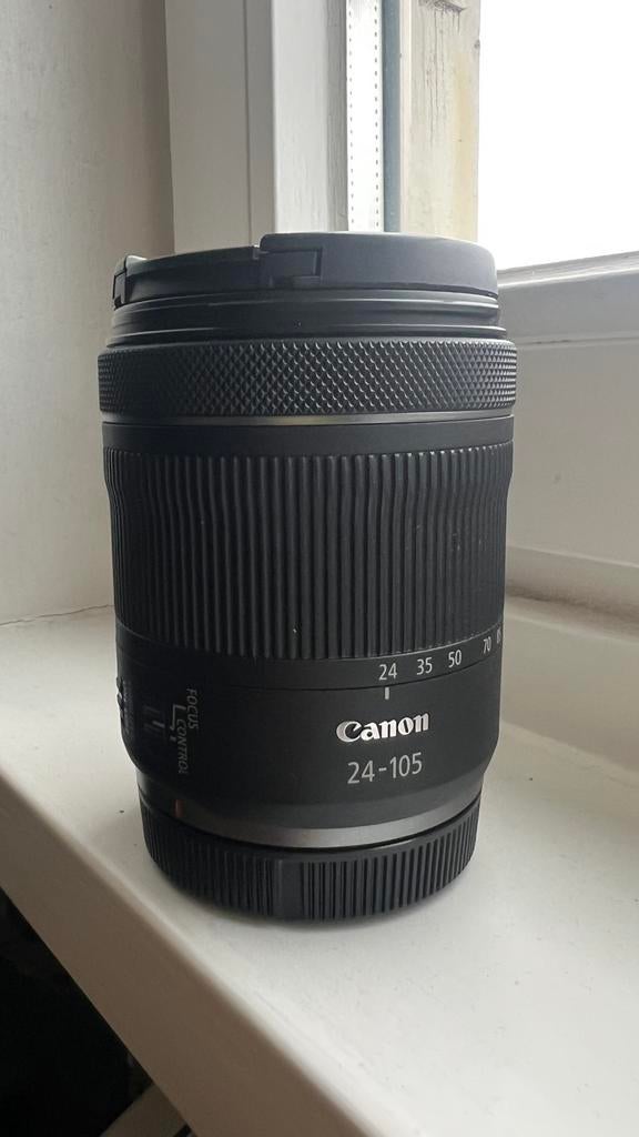 Canon RF 24-105 F4-7.1 IS, Audio, Tv en Foto, Fotografie | Lenzen en Objectieven, Ophalen of Verzenden, Zo goed als nieuw, Telelens