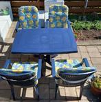 Stapelstoelen tuinstoelen met kussens, Tuin en Terras, Tuinstoelen, Ophalen, Gebruikt, Kunststof, Stapelbaar