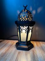 Marokkaans Zensa lampje - sfeervolle lichtreflectie, Ophalen of Verzenden, Zo goed als nieuw, Minder dan 100 cm, Metaal