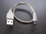 USB-kabel: USB naar micro-USB; 25 cm, Ophalen of Verzenden, Gebruikt, Minder dan 2 meter, Overige kabels