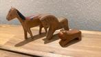 Ostheimer paarden en welpje, Kinderen en Baby's, Speelgoed | Houten speelgoed, Ophalen of Verzenden, Gebruikt, Overige typen