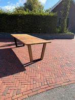 Gebruikte eettafel van het merk XOOON, zwarte stale voeten, Huis en Inrichting, Tafels | Eettafels, Overige materialen, Gebruikt