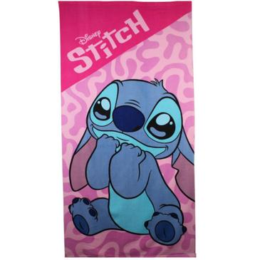 Stitch Badlaken Roze - Sneldrogend - Disney beschikbaar voor biedingen