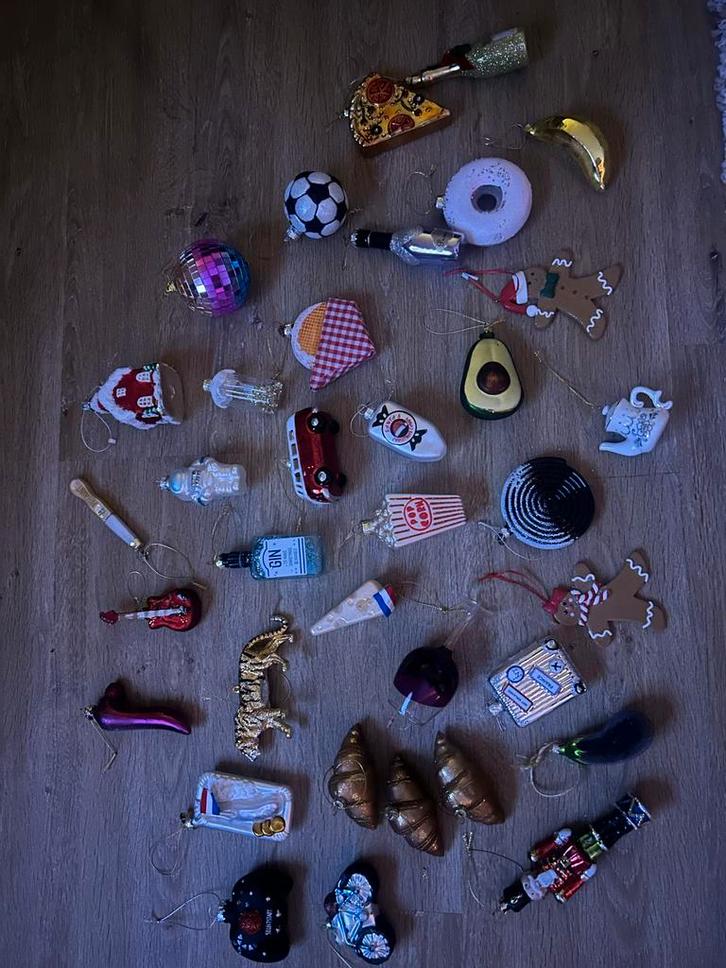 Kerstornamenten set, Diversen, Kerst, Zo goed als nieuw, Ophalen