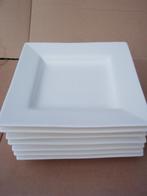 Whiteware - Vierkante platte borden, Huis en Inrichting, Keuken | Servies, Ophalen, Nieuw, Bord(en), Effen