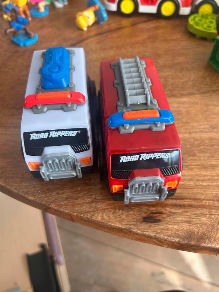 Brandweer & Politie Auto's met Sirene - Road Rippers, Kinderen en Baby's, Speelgoed | Speelgoedvoertuigen, Gebruikt, Afstandsbediening