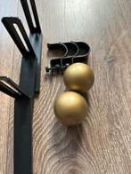 IKEA Hugad Gordijnroede Compleet, Huis en Inrichting, Ophalen, Minder dan 50 cm, 200 cm of meer, Zwart