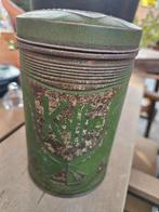 Koffieblik groen oud, Ophalen, Gebruikt, Overige merken