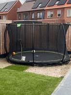 Exit Silhouette inground trampoline rond 366cm zwart zgan!, Kinderen en Baby's, Speelgoed | Buiten | Trampolines, Zo goed als nieuw