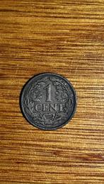 Oude Cent 1925, Zilver, Ophalen of Verzenden, Koningin Wilhelmina, Losse munt
