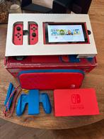 Nintendo Switch Mario Red & Blue Edition, Ophalen of Verzenden, Zo goed als nieuw