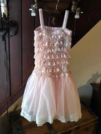 Lace dress chiffon-kant jurk roze Dolly by Le Petit Tom, Ophalen of Verzenden, Gebruikt, Dolly by Le Petit Tom, Jurk of Rok