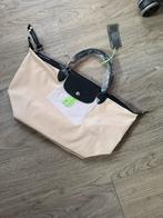 Longchamp x Econyl Tas, Overige merken, Zwart, Ophalen of Verzenden, Zo goed als nieuw