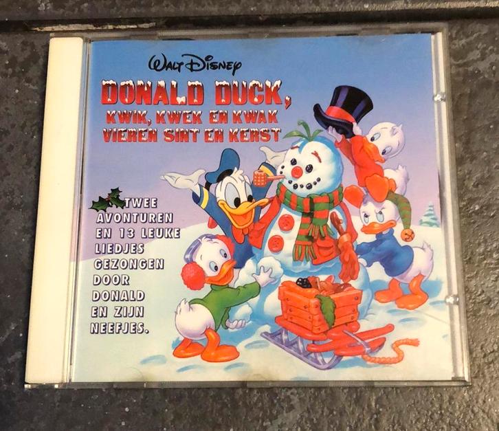 Walt Disney cd donald kwik,kwek en kwak vieren kerst, Verzamelen, Disney, Zo goed als nieuw, Overige typen, Donald Duck, Ophalen
