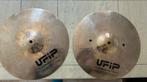 Ufip 13” hi-hat, Verzenden, Zo goed als nieuw, Drums of Percussie