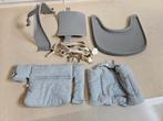 stokke baby set met tray, kussen en harnas, Ophalen, Gebruikt, Meegroeistoel