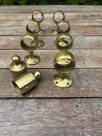 Messing trapleuning/scheeps beslag., Doe-het-zelf en Verbouw, Hang- en Sluitwerk, Ophalen of Verzenden, Zo goed als nieuw, Koper of Messing