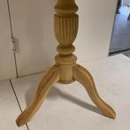 Ronde Teakhouten Wijntafel / bijzettafel - 60 cm - TTM Wonen, Huis en Inrichting, TTM Wonen, Meubels – (Perzische) Tapijten en Woonaccessoires