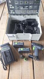 Festool T18 + 3 Accu schroefmachine, Ophalen of Verzenden, Zo goed als nieuw, Festool, Www.festool.nl