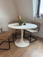 IKEA Docksta Ronde Eettafel 103 cm, Huis en Inrichting, Tafels | Eettafels, Ophalen, Kunststof, Gebruikt, 100 tot 150 cm
