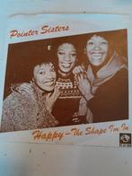 Pointer sisters 7inch happy, Ophalen of Verzenden, Zo goed als nieuw, Overige formaten, Pop