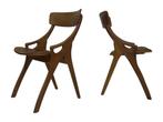 Vintage set van 6 Arne Hovmand Olsen stoelen, Huis en Inrichting, Gebruikt, Vintage, Vijf, Zes of meer stoelen, Vintage