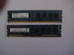 geheugen 2gb 1rx8 pc3 10600u 4gb  2x2 ram, Gebruikt, Verzenden, DDR3, Desktop