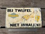 Vintage DELUXOL Reclamebord, Verzamelen, Merken en Reclamevoorwerpen, Ophalen of Verzenden, Gebruikt, Reclamebord