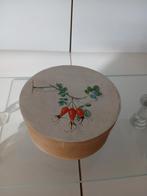 beschilderde spanen doos Rozebottel, Antiek en Kunst, Ophalen of Verzenden