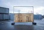 Bouwhekken City Fence Combi wood met bloembakken, Ophalen, Zo goed als nieuw, IJzer, Tuinhek