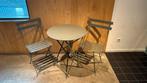 2x Fermob bistro set (tafel, 2 stoelen) - kleur rosemary, Overige materialen, Bijzettafel, Tuinset, 2 zitplaatsen