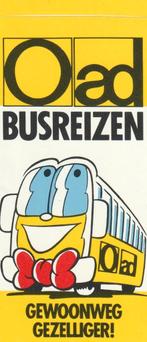 Sticker toerisme OAD busreizen (3), Verzenden, Zo goed als nieuw, Overige typen