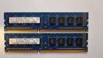 2x 2GB DDR3 geheugen, Gebruikt, DDR3, Ophalen of Verzenden, Desktop