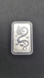 Dragon rectangle 2019 1 oz - 999 zilver, Ophalen of Verzenden, Zilver