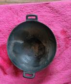 Grote gietijzeren wok, 34 cm, Ophalen of Verzenden, Gietijzer, Wok