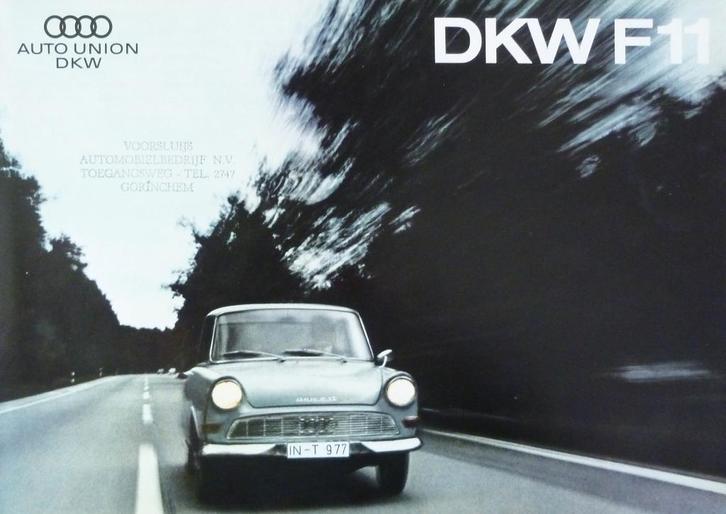 Folder DKW F11 1963, Boeken, Auto's | Folders en Tijdschriften, Zo goed als nieuw, Overige merken, Ophalen of Verzenden
