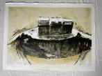 Adri Brouwer - Abstracte Litho in kleine oplage 7/11 - 1991, Antiek en Kunst, Ophalen of Verzenden