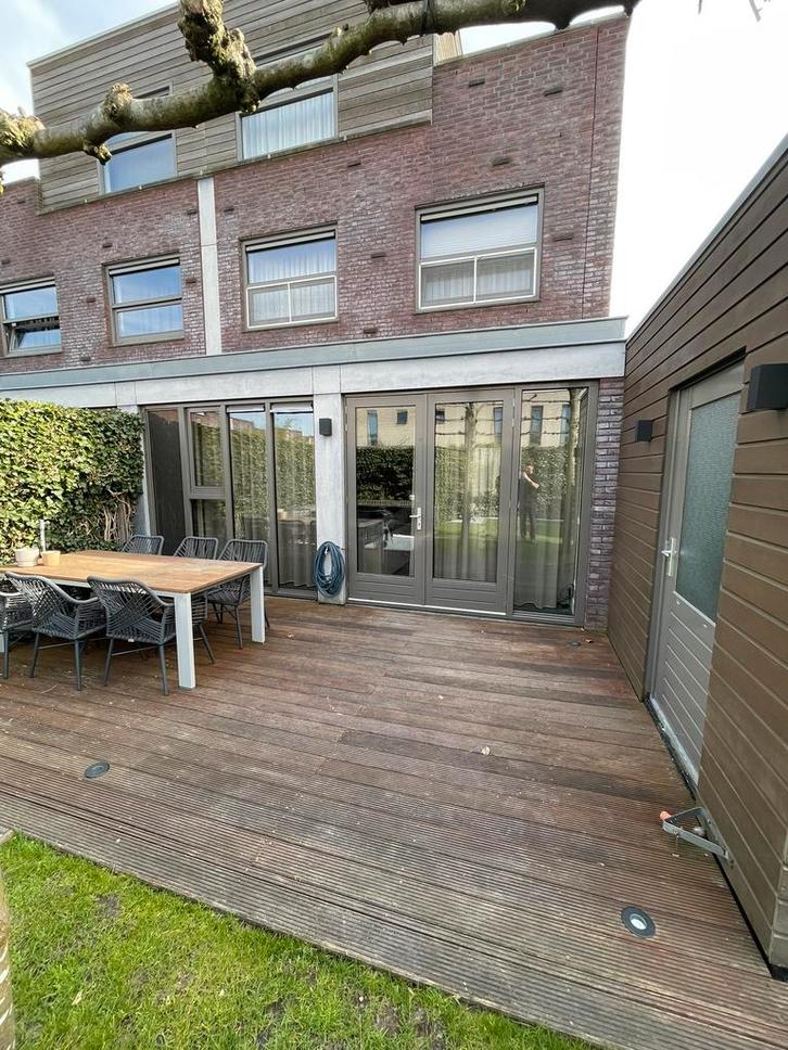 Vlonderplanken hardhout 18m2, Tuin en Terras, Terrasdelen en Vlonders, Gebruikt, Hout, Ophalen