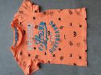 Oranje T-shirt maat 128, Kinderen en Baby's, Kinderkleding | Maat 158, Ophalen of Verzenden, Zo goed als nieuw, Jongen, Shirt of Longsleeve