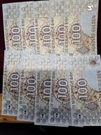 10 x bankbiljet Steenuil 100 Gulden 1992, Ophalen of Verzenden, 100 gulden