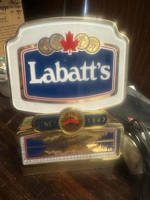 Labatt's Bier Reclame Lamp Vintage, Verzamelen, Biermerken, Ophalen of Verzenden