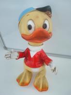 Oude Vintage Walt Disney Pieppop 1962 Rubber Squeek Toy Duck, Ophalen of Verzenden, Donald Duck, Gebruikt, Beeldje of Figuurtje